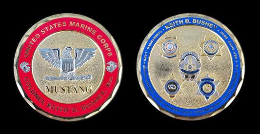 CA - Colonel Keith D. Bushey, Ret. Commemorative Coin - San Bernardino CA Police Department