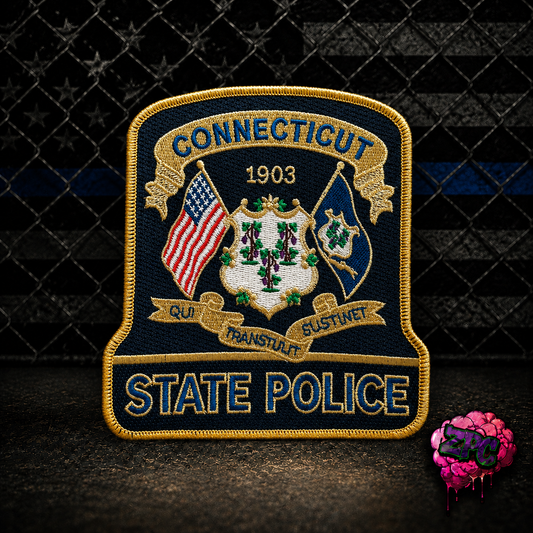 CSP - Connecticut State Police Midnight Warriors Edition Patch