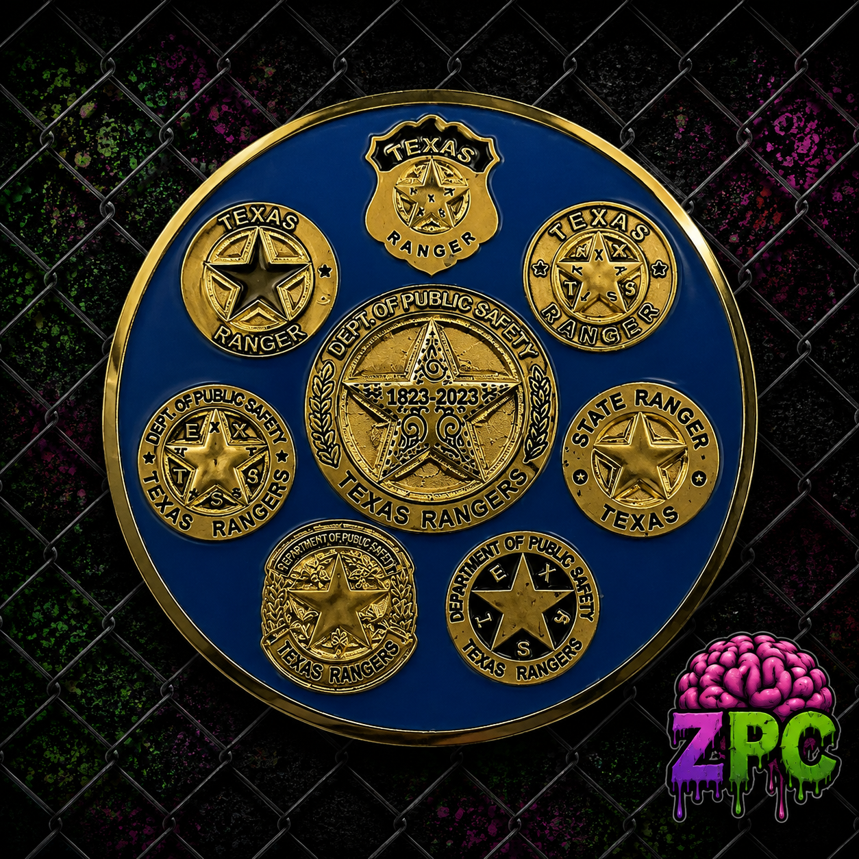 Texas Rangers Dept Of Public Safety 200th Anniversary Coin