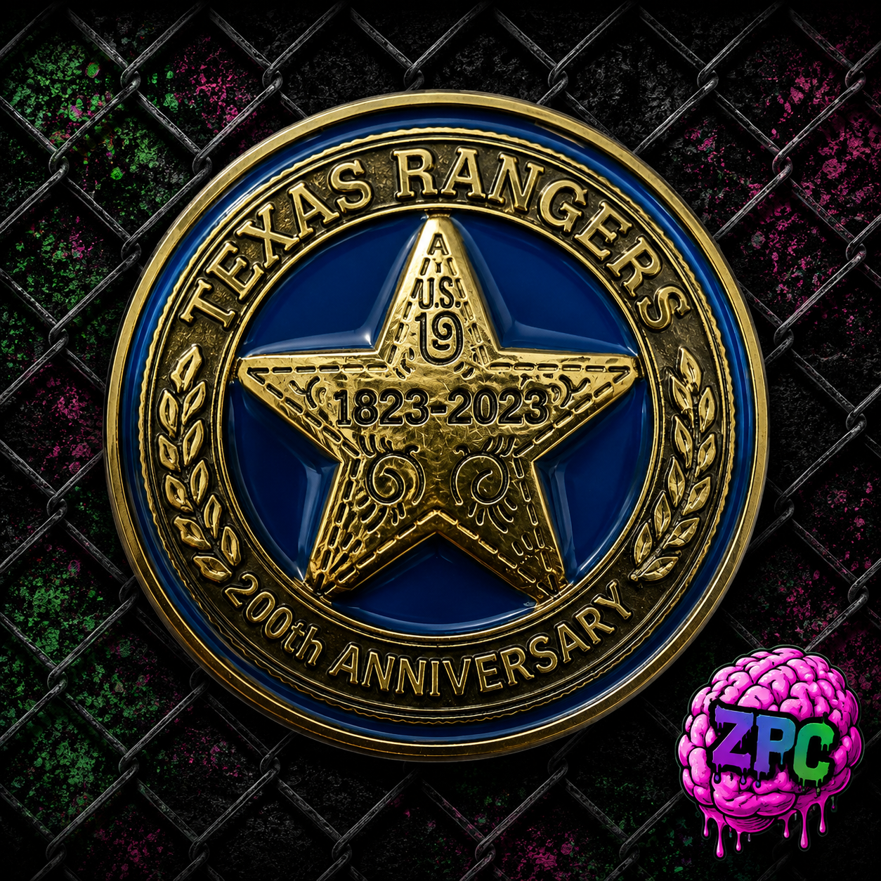 Texas Rangers Dept Of Public Safety 200th Anniversary Coin