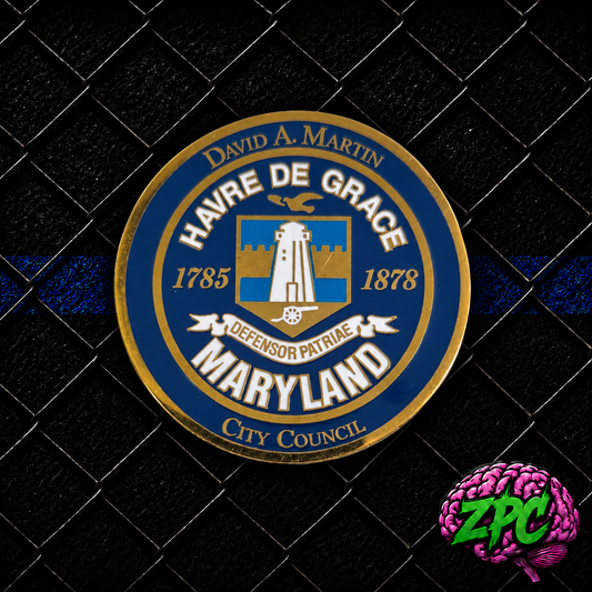 MSP- Maryland State Police Havre De Grace-City Council Challenge Coin