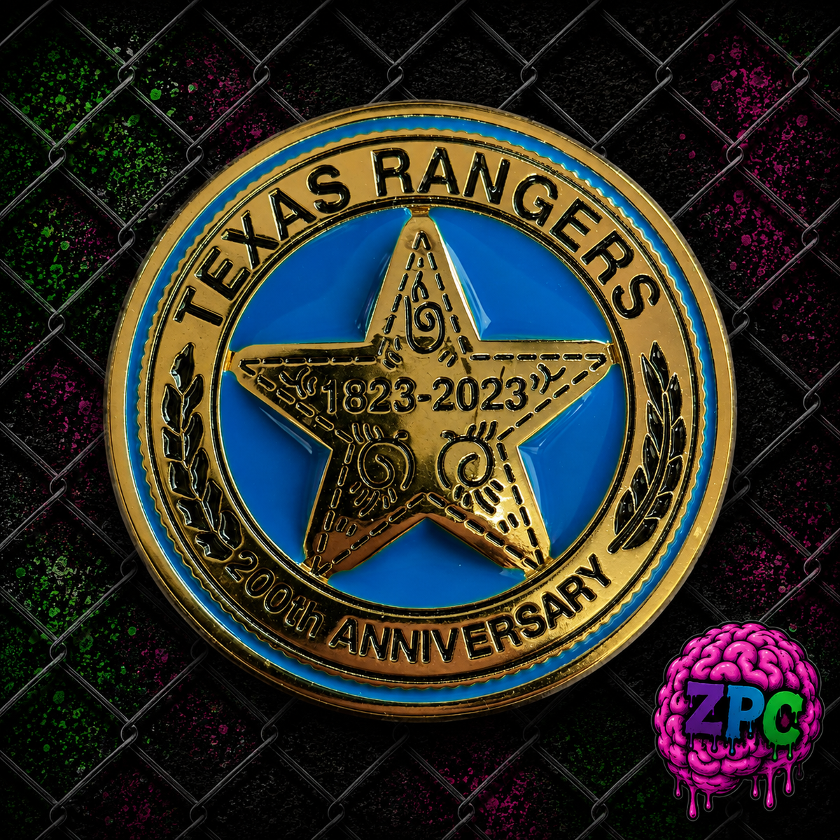 Texas Rangers Department of Public Safety 200th Anniversary Challenge Coin