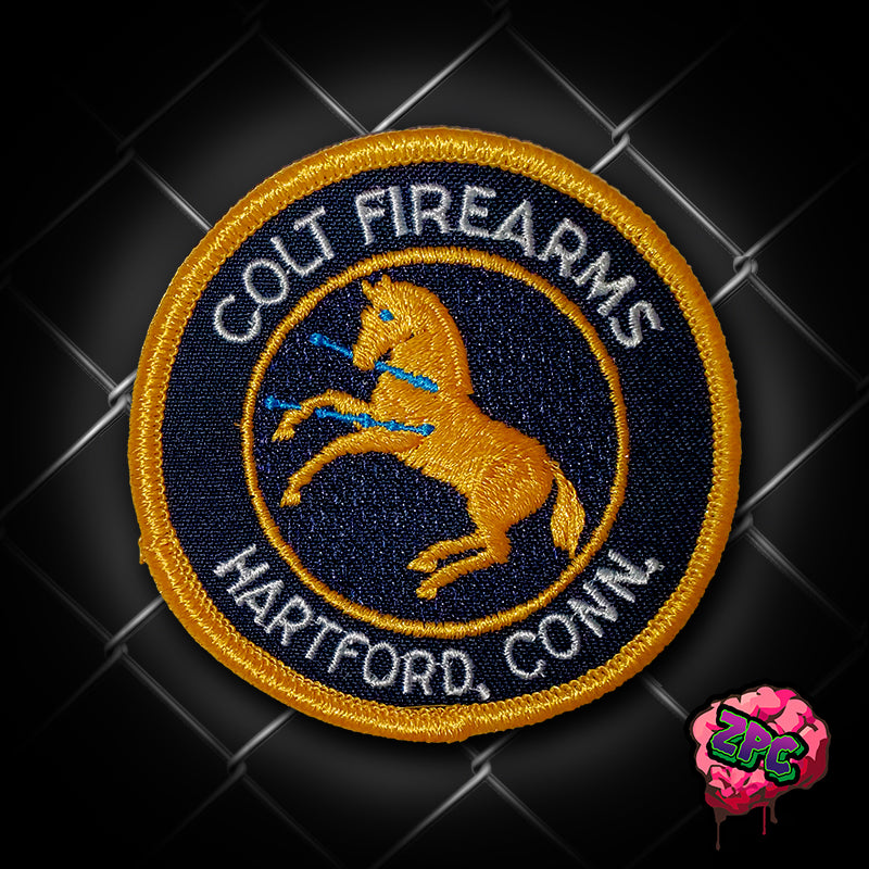 Colt Rodeo Patch CT- HPD- Hartford Colt Firearms Patch-Old Stock Barn Find – ZOMBIE HQ