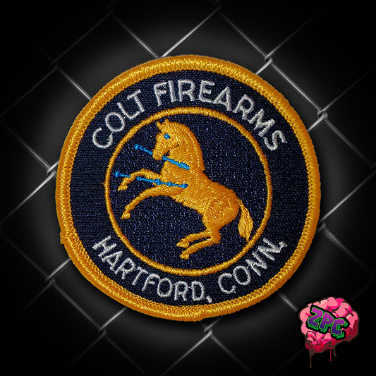CT- HPD- Hartford Colt Firearms Patch-Old Stock Barn Find