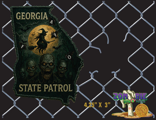 GSP- GEORGIA STATE PATROL- F.A.F.O. Halloween 2025- Holiday Patch "Under a Pitted Moon"