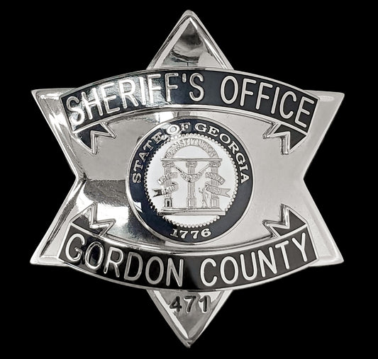 Gordon County GA Sheriff's Office Duty Breast & Wallet Badge