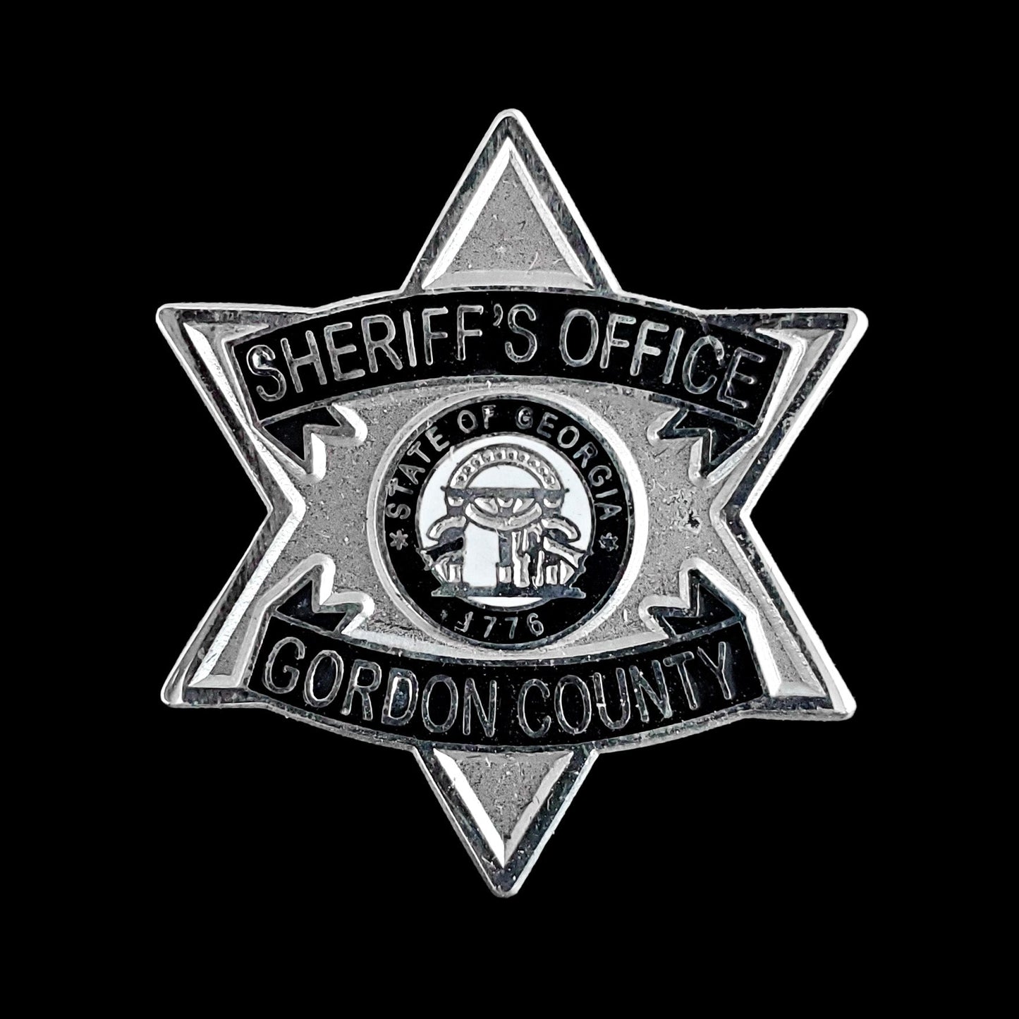 Gordon County GA Sheriff's Office Duty Breast & Wallet Badge
