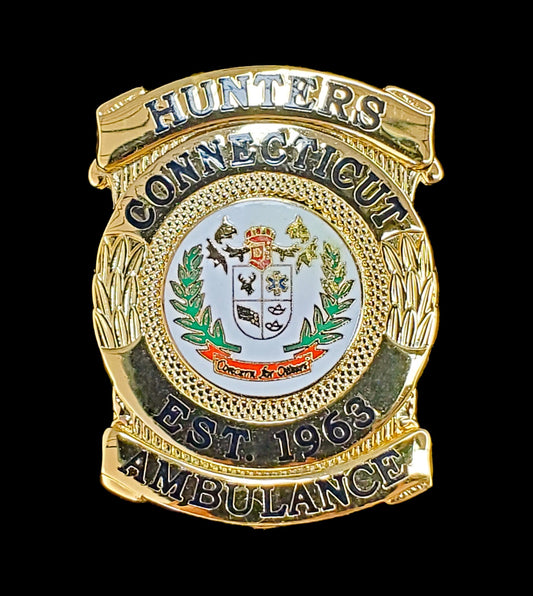 Hunter Ambulance Connecticut Badge - Hunters Ambulance Connecticut