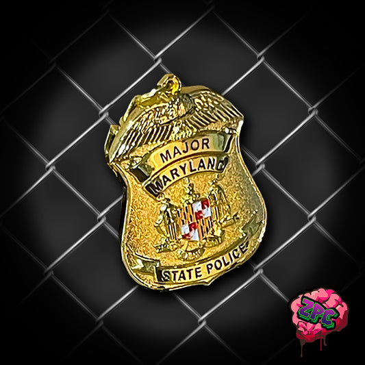 MSP - MARYLAND STATE POLICE KEYCHAIN - RANK OF SERGEANT - Maryland State Police