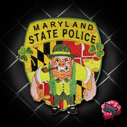 MSP- Maryland State Police - St. Patrick's Day- 2024 MDSP Holiday Patch - "Fightin' Irish"