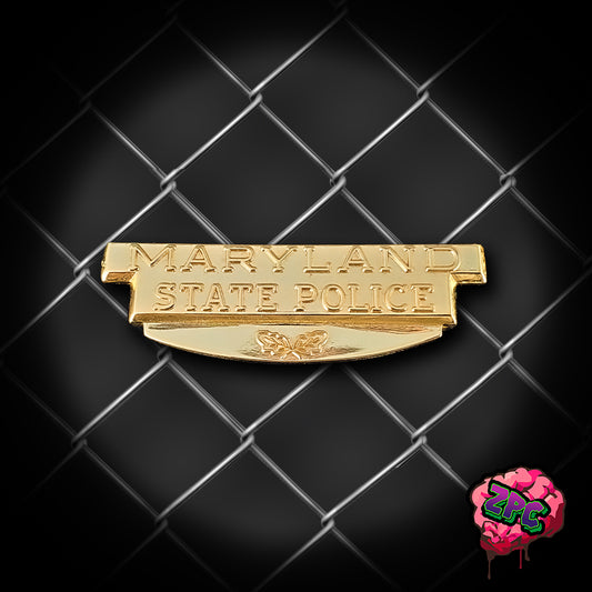 MSP-  Maryland State Police Pin Bar Badge