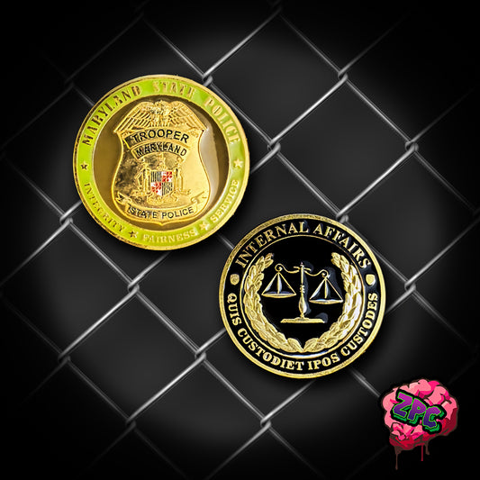 MSP- Maryland State Police-Internal Affairs Challenge Coin - Maryland State Police