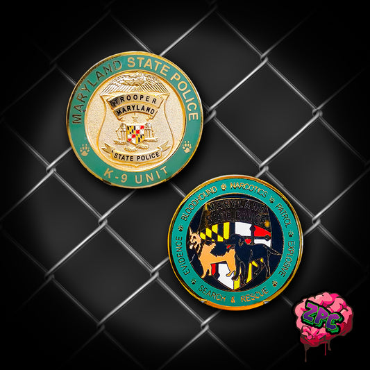 MSP- Maryland State Police - K-9 Unit Coin