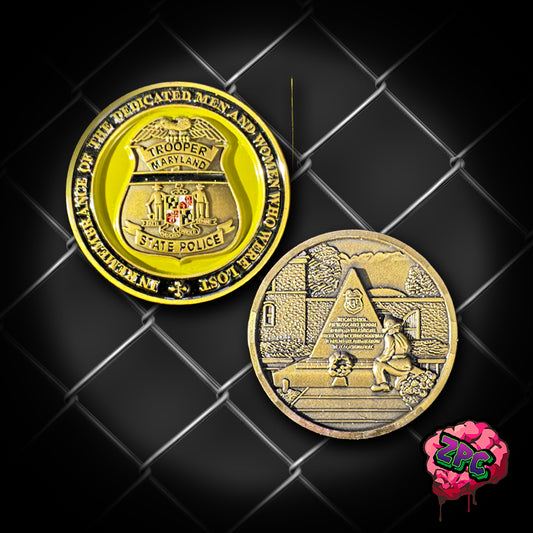 MSP- Maryland State Police Memorial Coin Challenge  - Maryland State Police