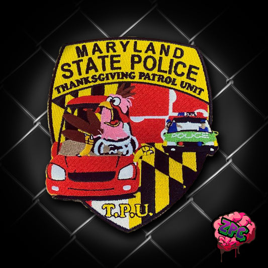 MSP- MARYLAND STATE POLICE - Thanksgiving- 2024 Holiday Patch- "Thanksgiving Patrol Unit"