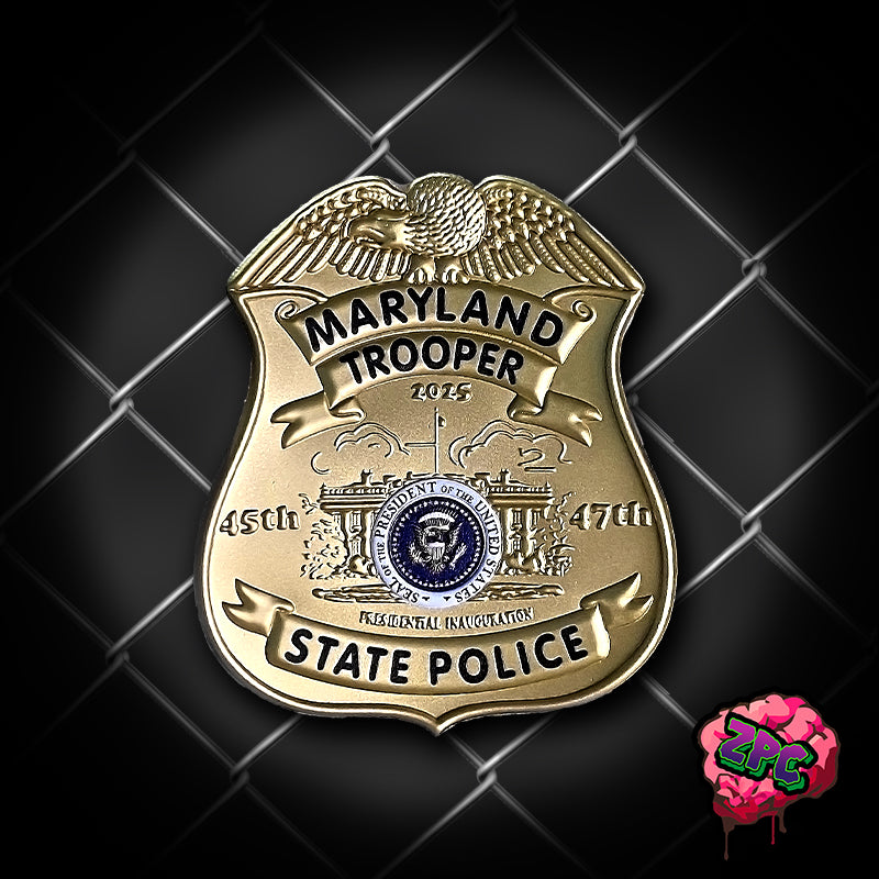 MSP- Maryland State Police 2025 Trump Inauguration Flexi-Badge