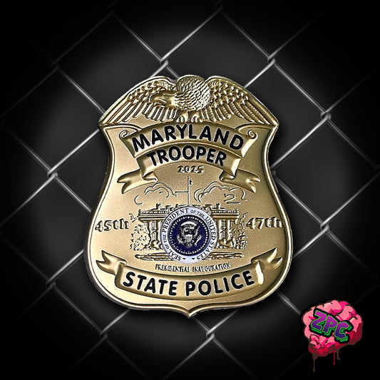 MSP- Maryland State Police 2025 Trump Inauguration Flexi-Badge