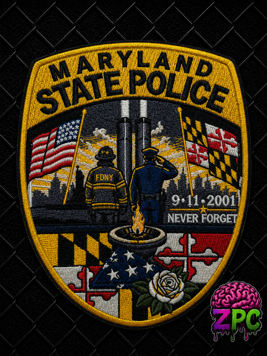 MSP Maryland State Police 9/11 25th Anniversary Memorial