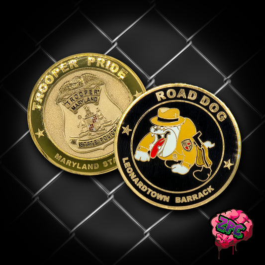 MSP Maryland State Police Leonardtown Challenge Coin