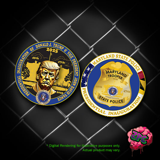 MSP- MARYLAND STATE POLICE 2025 Inauguration Coin