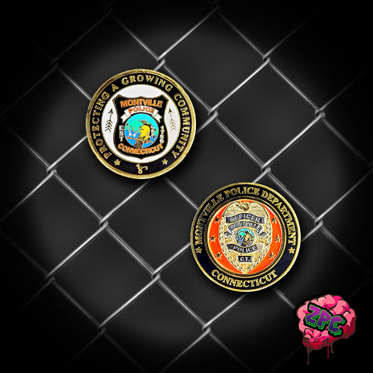 CT-MPD - Montville CT Police Department Challenge Coin