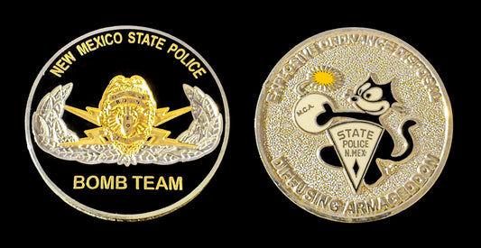 NMSP- New Mexico State Police - Bomb Squad Coin