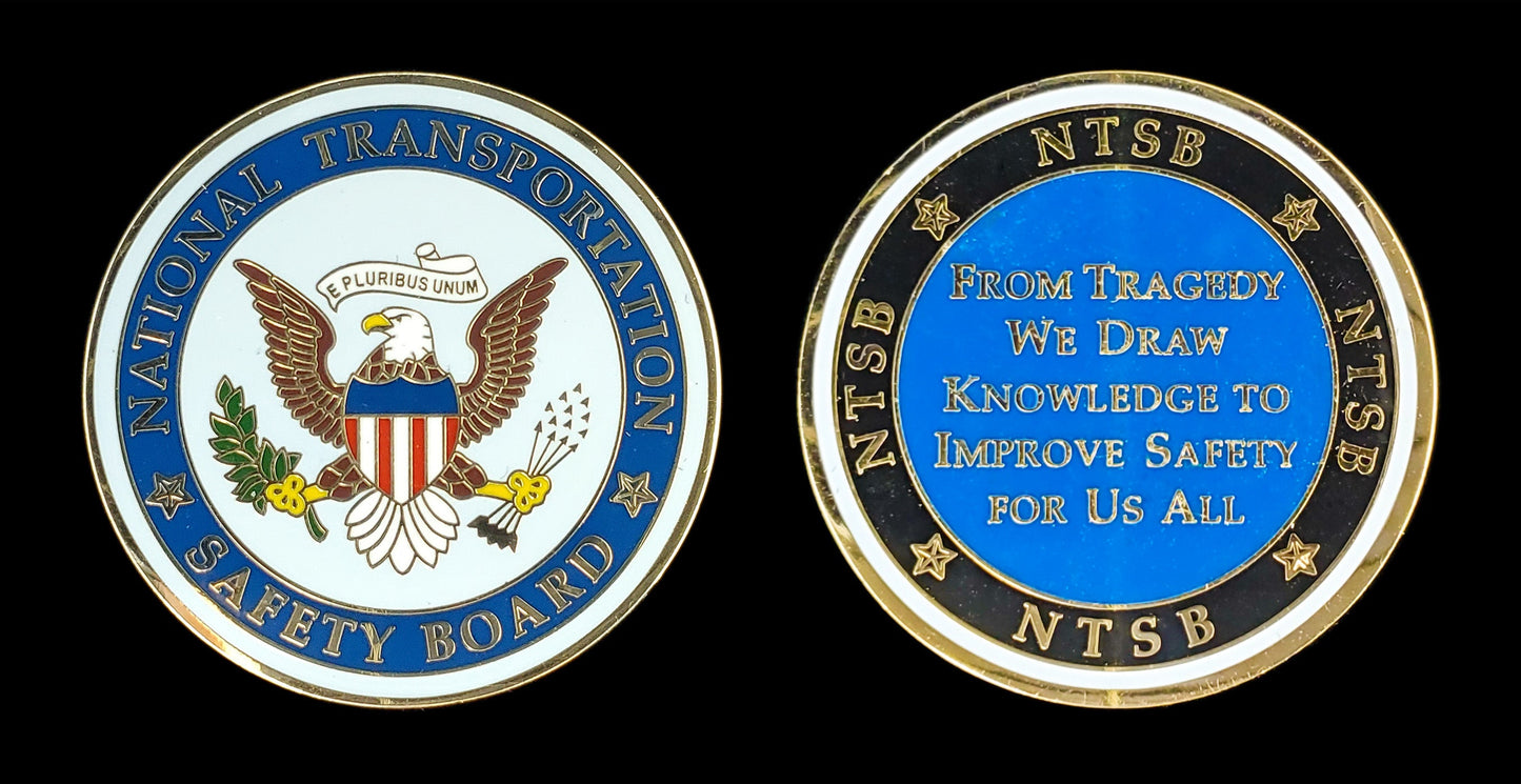 NTSB- National Transportation Safety Board- NTSB - Challenge Coin