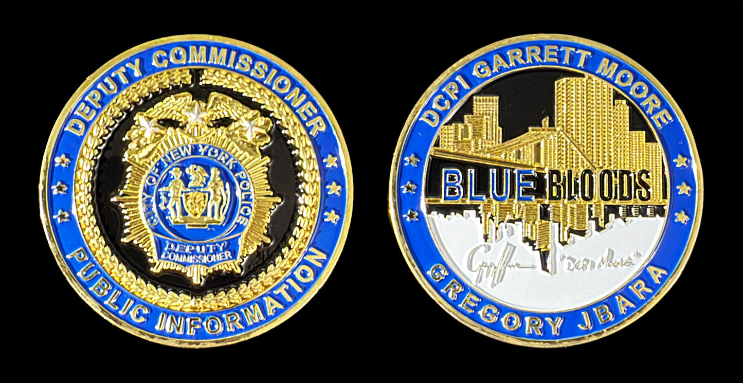 NYPD :" BLUE BLOODS " Deputy Commissioner Coin - New York Police Department