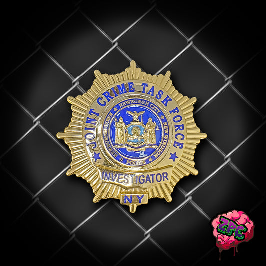 TEST PRODUCT: Investigator Badge - New York Joint Crime Task Force
