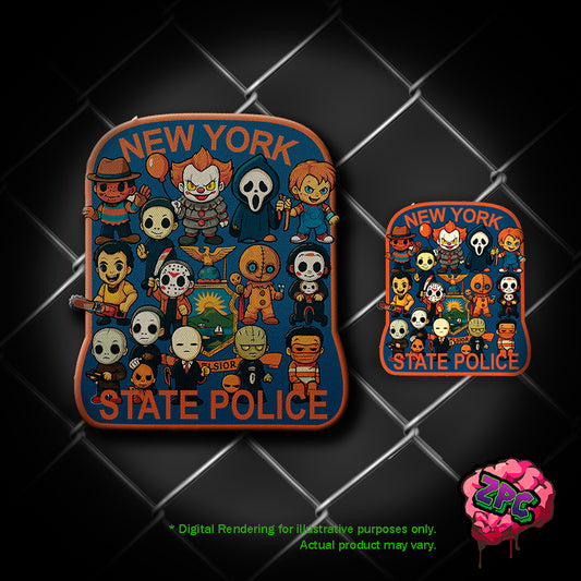 NYSP- NEW YORK STATE POLICE- Halloween 2025- Holiday Patch "Adorably Evil"
