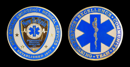 NBEMS- New Britain CT Emergency Medical Services Challenge Coin