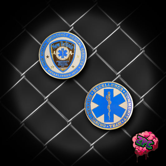 NBEMS- New Britain CT Emergency Medical Services Challenge Coin