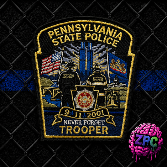 Pennsylvania State Police 9/11 25th Anniversary Memorial Patch