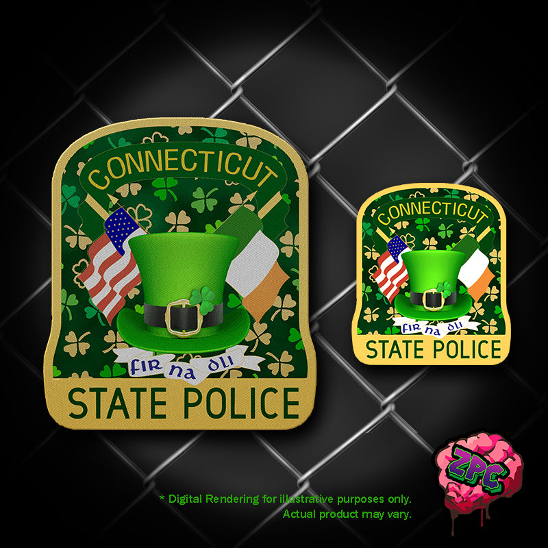 CSP- Connecticut State Police - St. Patrick's Day 2025 - "Green Hat"
