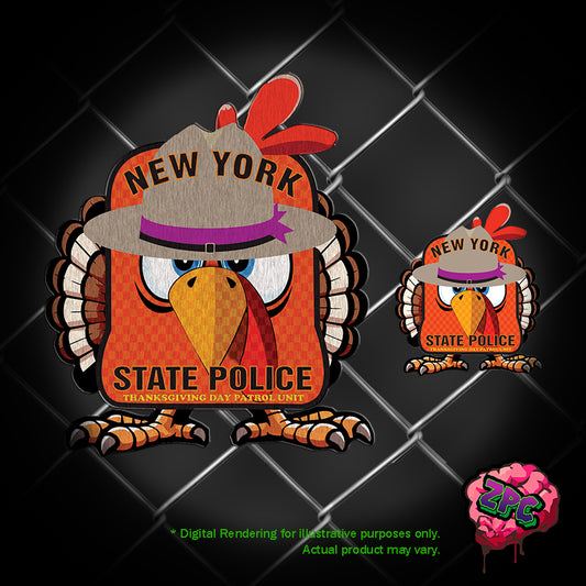 NYSP - NEW YORK STATE POLICE Thanksgiving- NYSP 2024 Holiday Patch- "Thanksgiving Day Patrol Unit"