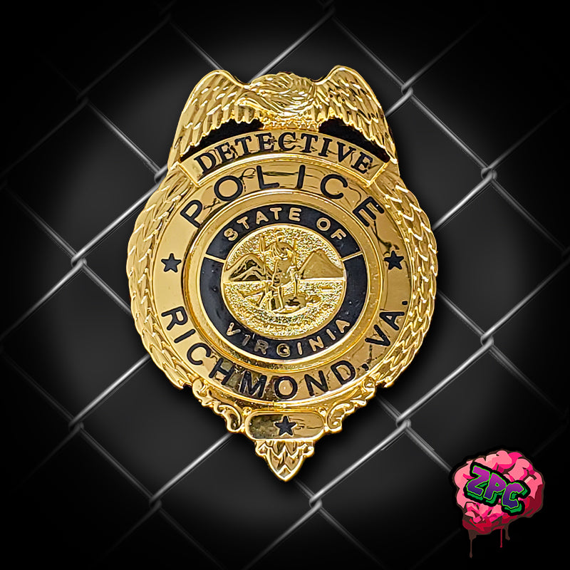RPD: Richmond Police Detective Badge - Richmond VA Police Department