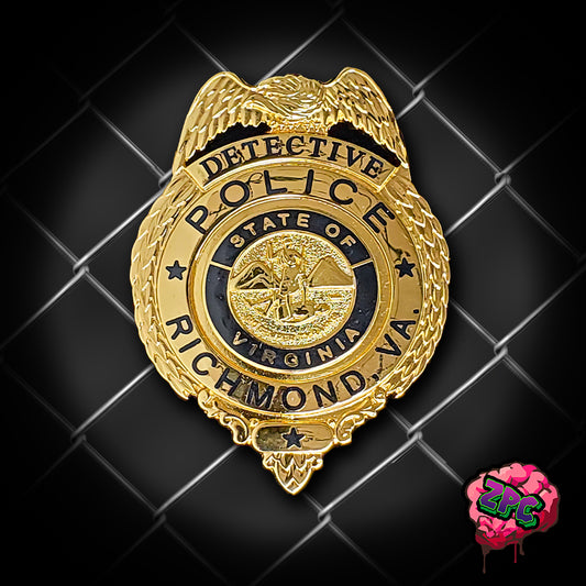 RPD: Richmond Police Detective Badge - Richmond VA Police Department