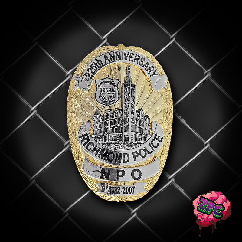 VA- Richmond Police Va. 225th Anniversary Badge - Richmond VA Police Department