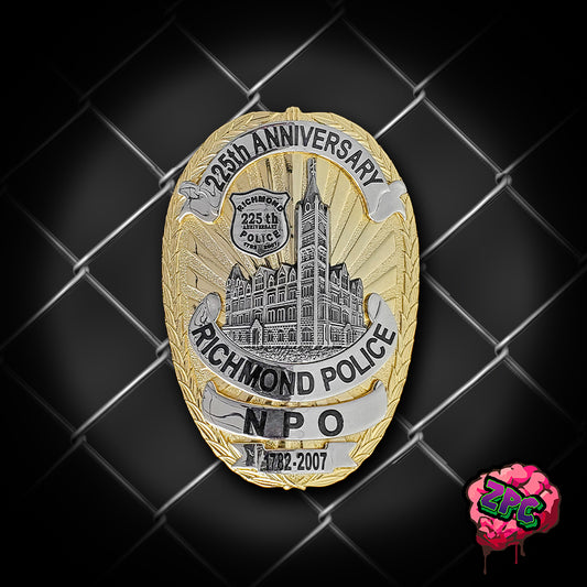 VA- Richmond Police Va. 225th Anniversary Badge - Richmond VA Police Department