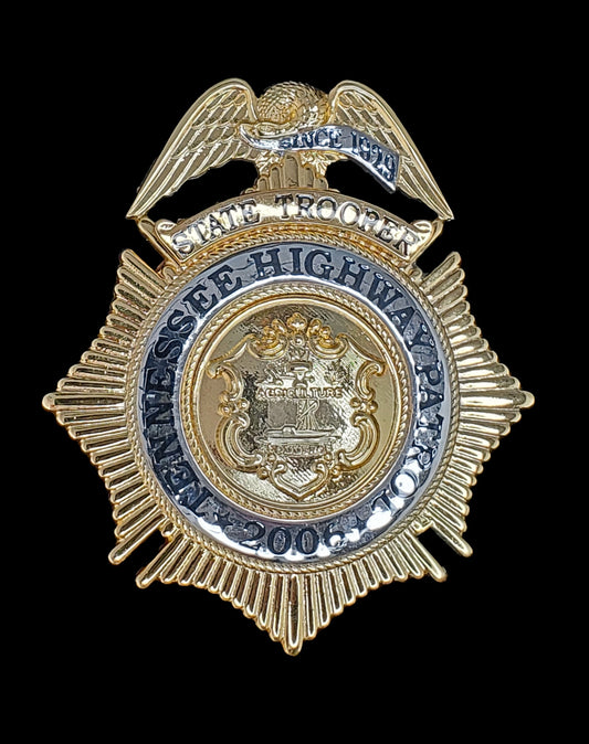 THP- Tennessee Highway Patrol Trooper Badge - Tennessee Highway Patrol - THP