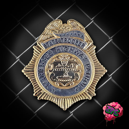 THP: Tennessee Highway Patrol Breast Badge Pin - Tennessee Highway Patrol