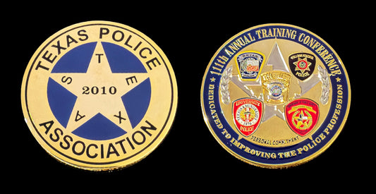TX- TXDPS - 111th Annual L.E.O. Training Conference Coin - Texas Police Association