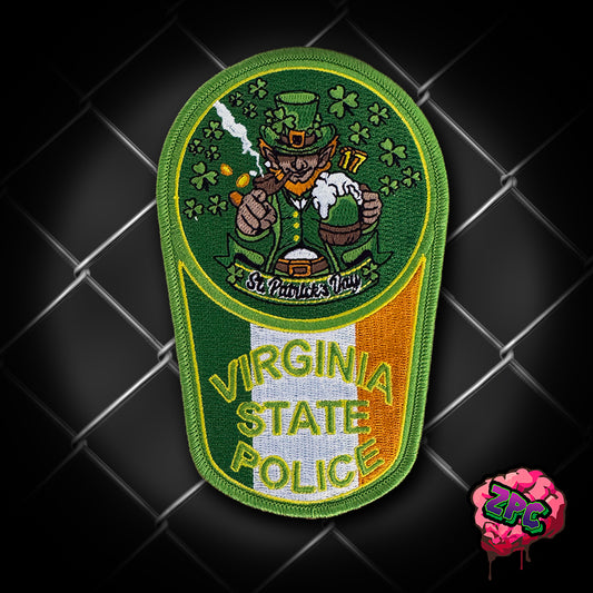 VSP- Virginia State Police - St. Patrick's Day 2025 - "Paddy's Poster Boy" (Copy)