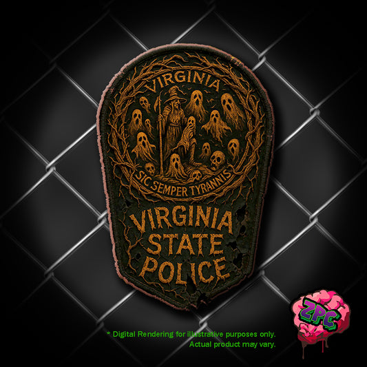 VSP- VIRGINIA STATE POLICE- Halloween 2025- Holiday Patch "Harvest of Souls"