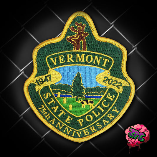 VSP - Vermont State Police Official 75th Anniversary Patch