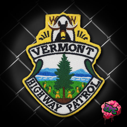VSP- VERMONT STATE POLICE PARODY - SUPER TROOPERS # 2 - Vermont Highway Patrol - MOVIE PROP Patch