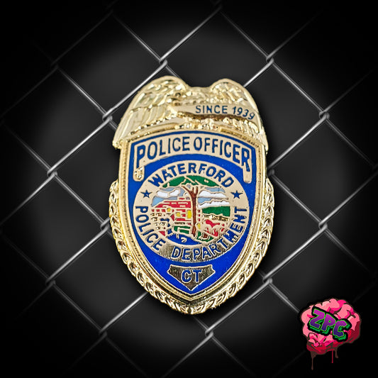 WPD: Waterford Police Badge Pin - Waterford CT Police Department