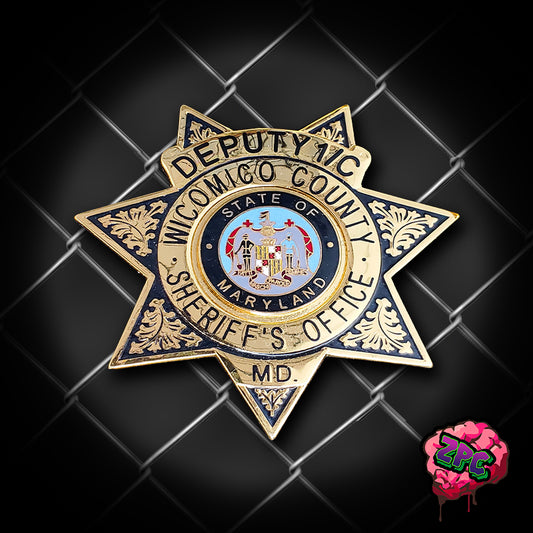 MD- Wicomico County Sheriff's Office Deputy Badge - Wicomico County MD Sheriff's Office