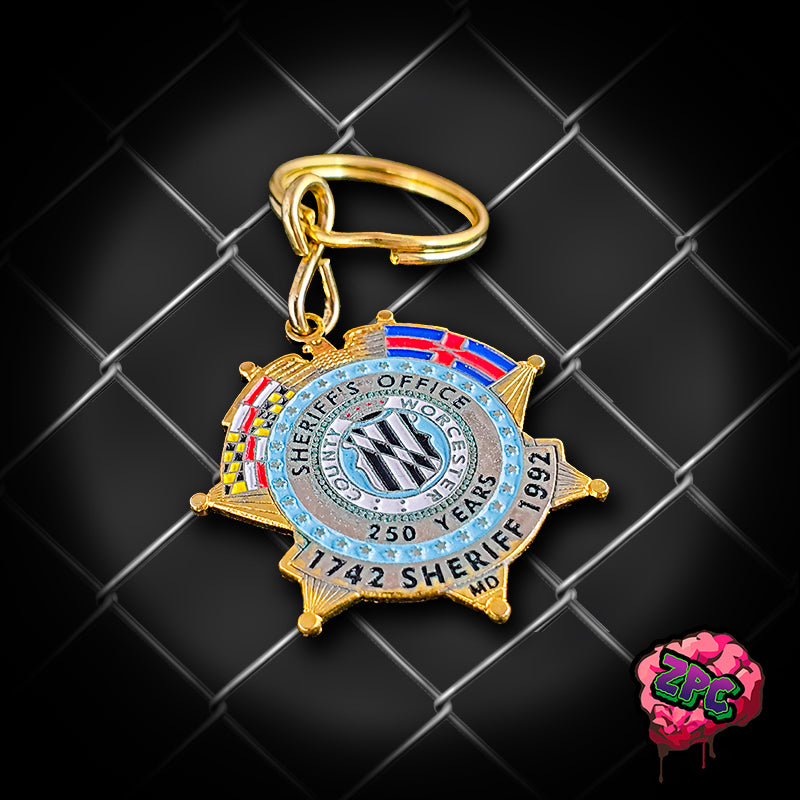 WSD- Worchester Sheriff's Office Keychain - Worcester County MD Sheriff's Office