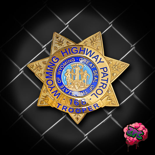 WHP- Wyoming Highway Patrol Trooper Badge - Wyoming Highway Patrol